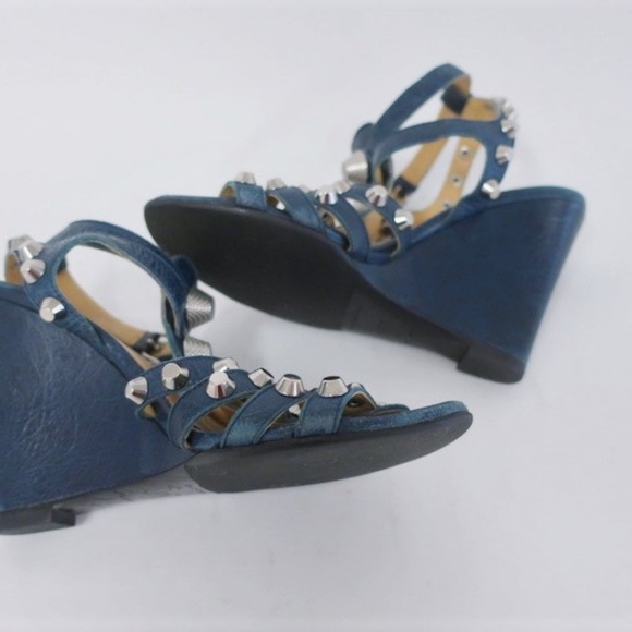 Balenciaga Giant Studded Gladiator Wedge 37.5 - Picture 7 of 8